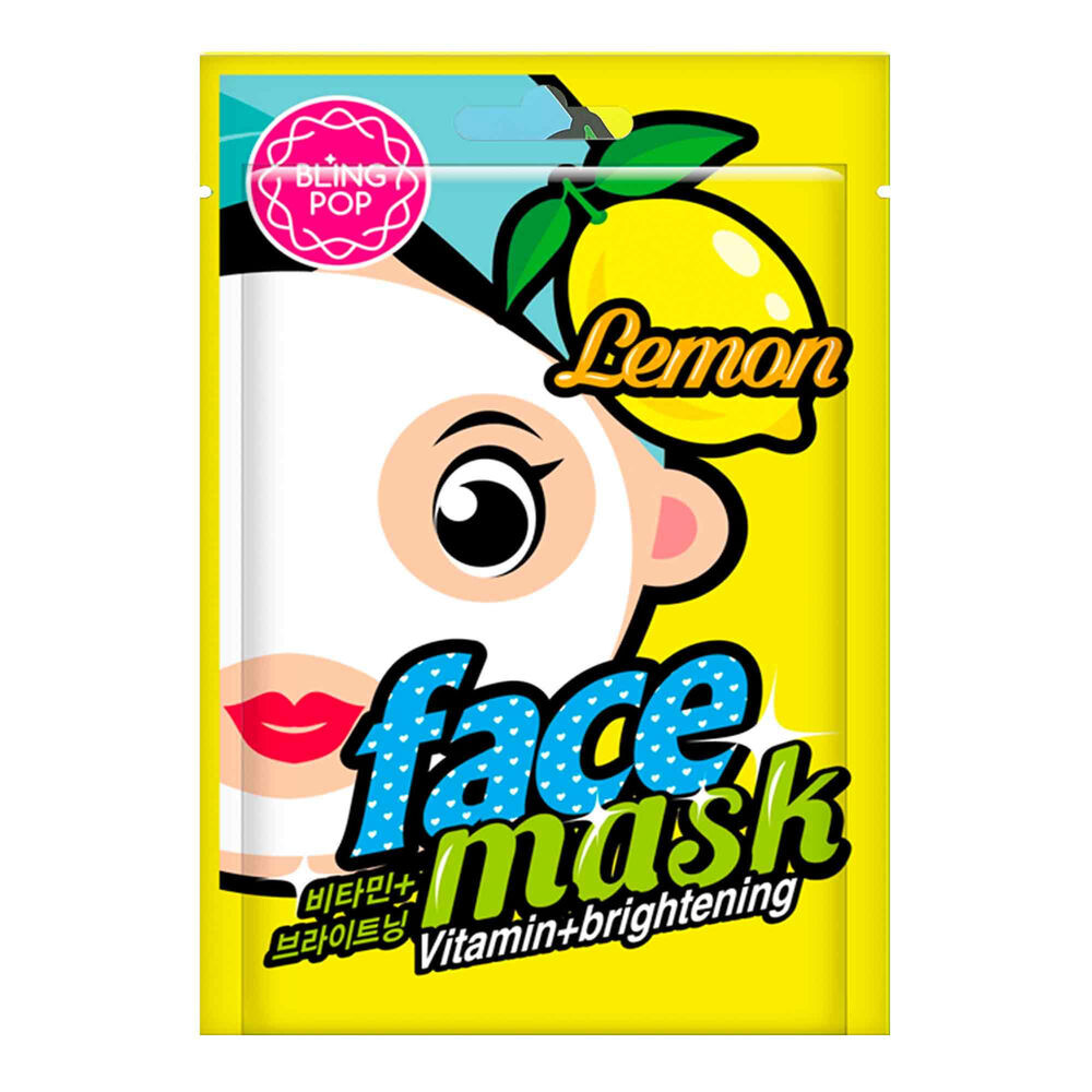 Маска для лица Mascarilla Facial Con Limón - Vitaminas Y Iluminosidad Bling Pop, 20 мл
Маска для лица Mascarilla Facial Con Limón - Vitaminas Y Iluminosidad Bling Pop, 20 мл