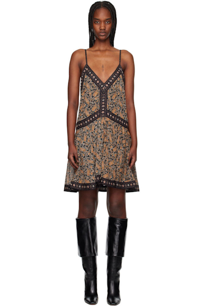 Черно-оранжевое мини-платье Danielle Isabel Marant Etoile
Черно-оранжевое мини-платье Danielle Isabel Marant Etoile
