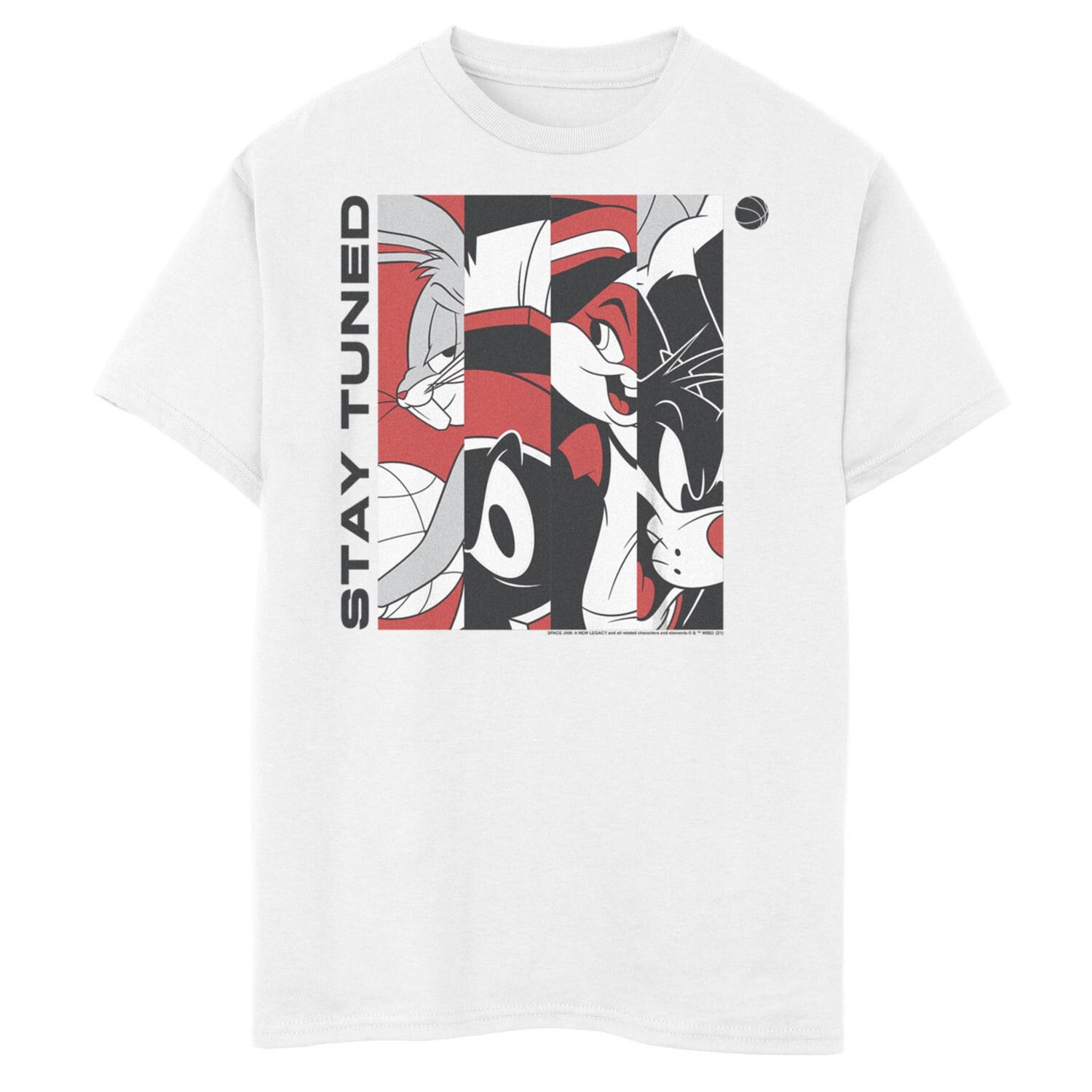 Футболка с графическим рисунком и портретными панелями для мальчиков 8–20 лет Space Jam 2 «Оставайтесь с нами» Tune Squad Licensed Character
Футболка с графическим рисунком и портретными панелями для мальчиков 8–20 лет Space Jam 2 «Оставайтесь с нами» Tune Squad Licensed Character