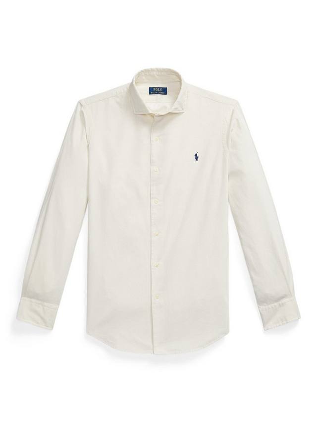 Хлопковая рубашка с длинными рукавами и воротником Ralph Lauren
Хлопковая рубашка с длинными рукавами и воротником Ralph Lauren