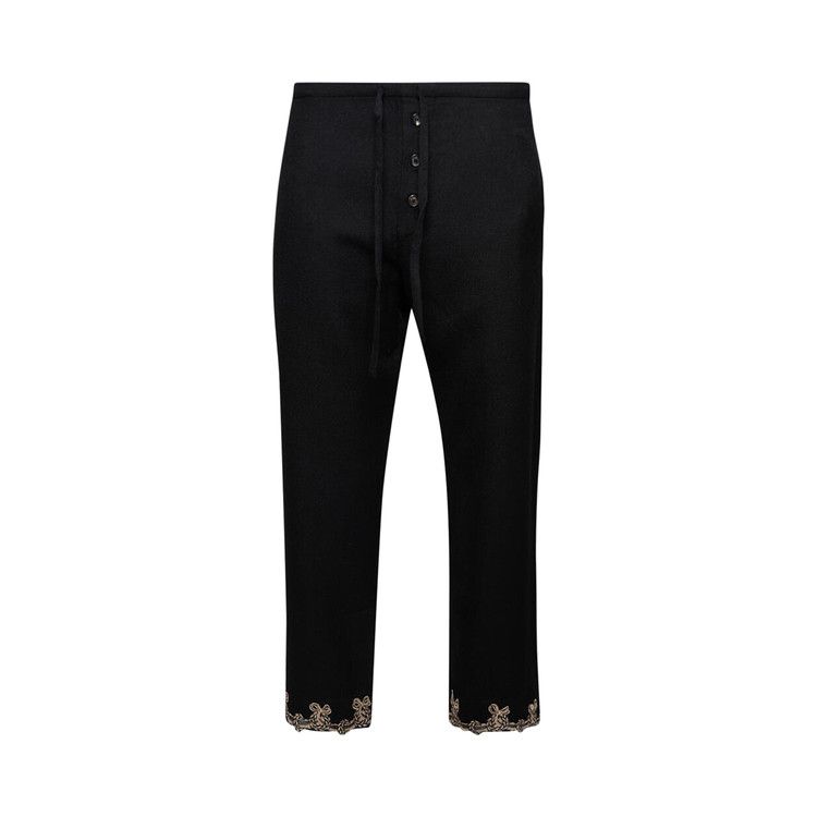 Брюки Bode Laurelist Pajama Pants, Black
Брюки Bode Laurelist Pajama Pants, Black