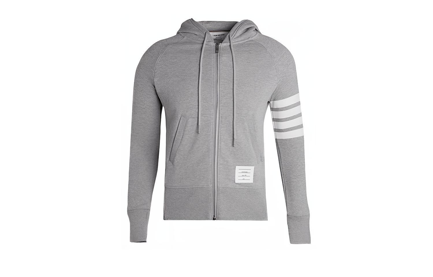 Классическая худи с молнией THOM BROWNE, серый
Классическая худи с молнией THOM BROWNE, серый