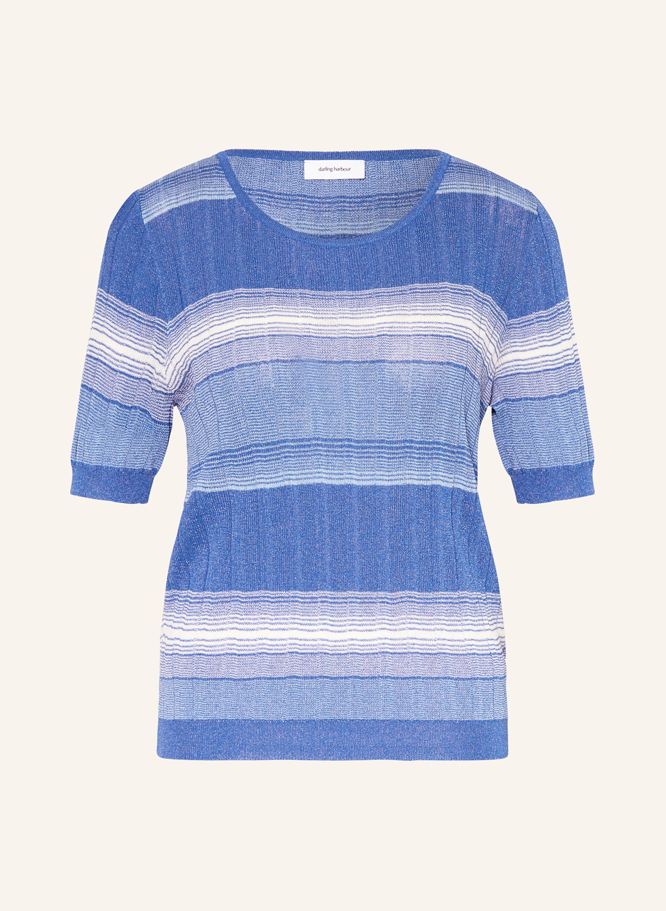 Вязаная рубашка с блестящей пряжей Darling Harbour, голубой
Вязаная рубашка с блестящей пряжей Darling Harbour, голубой