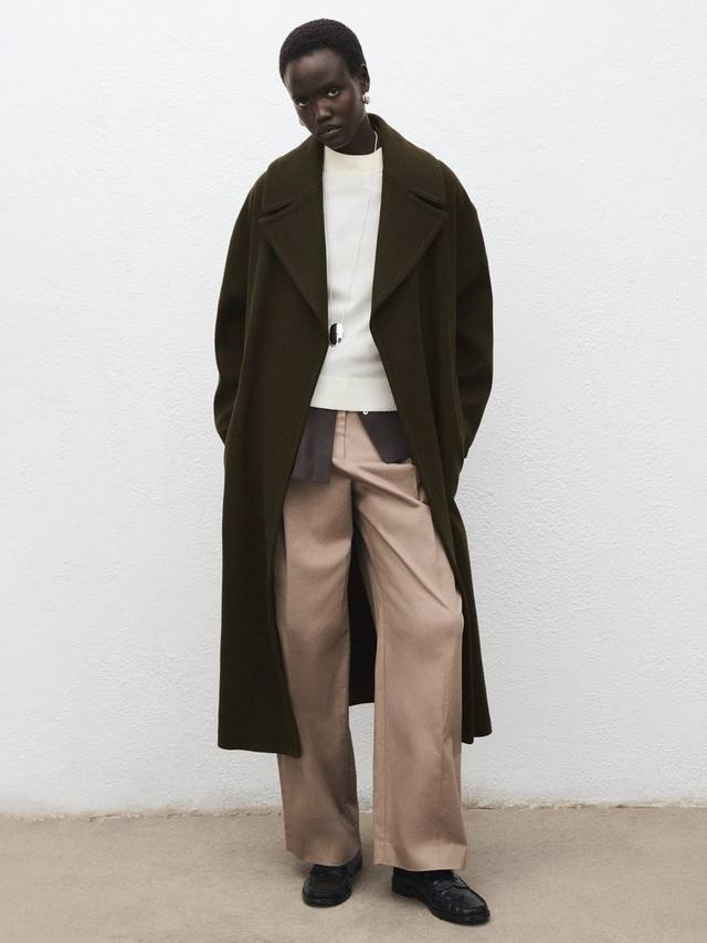 Пальто Traviata из шерсти Mango, Khaki
Пальто Traviata из шерсти Mango, Khaki