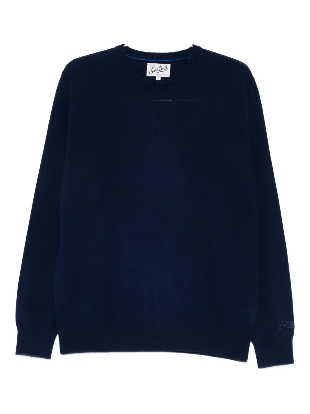 Джемпер с вышитым логотипом и круглым вырезом Mc2 Saint Barth, синий
Джемпер с вышитым логотипом и круглым вырезом Mc2 Saint Barth, синий