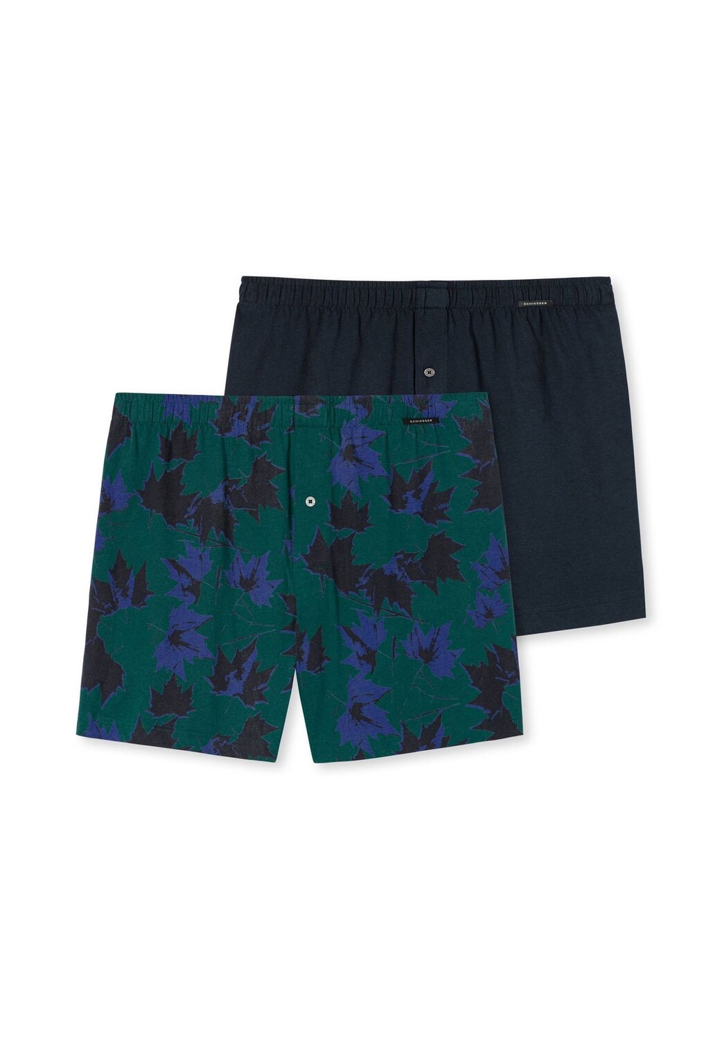 Набор мужских шорт из 2 штук - серия «Fun Prints», трусы, шорты из трикотажа SCHIESSER, темно-синий
Набор мужских шорт из 2 штук - серия «Fun Prints», трусы, шорты из трикотажа SCHIESSER, темно-синий