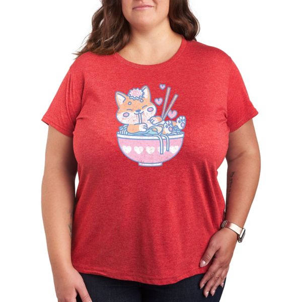 Милый графический топ с сиба-ину и раменом Licensed Character, красный
Милый графический топ с сиба-ину и раменом Licensed Character, красный