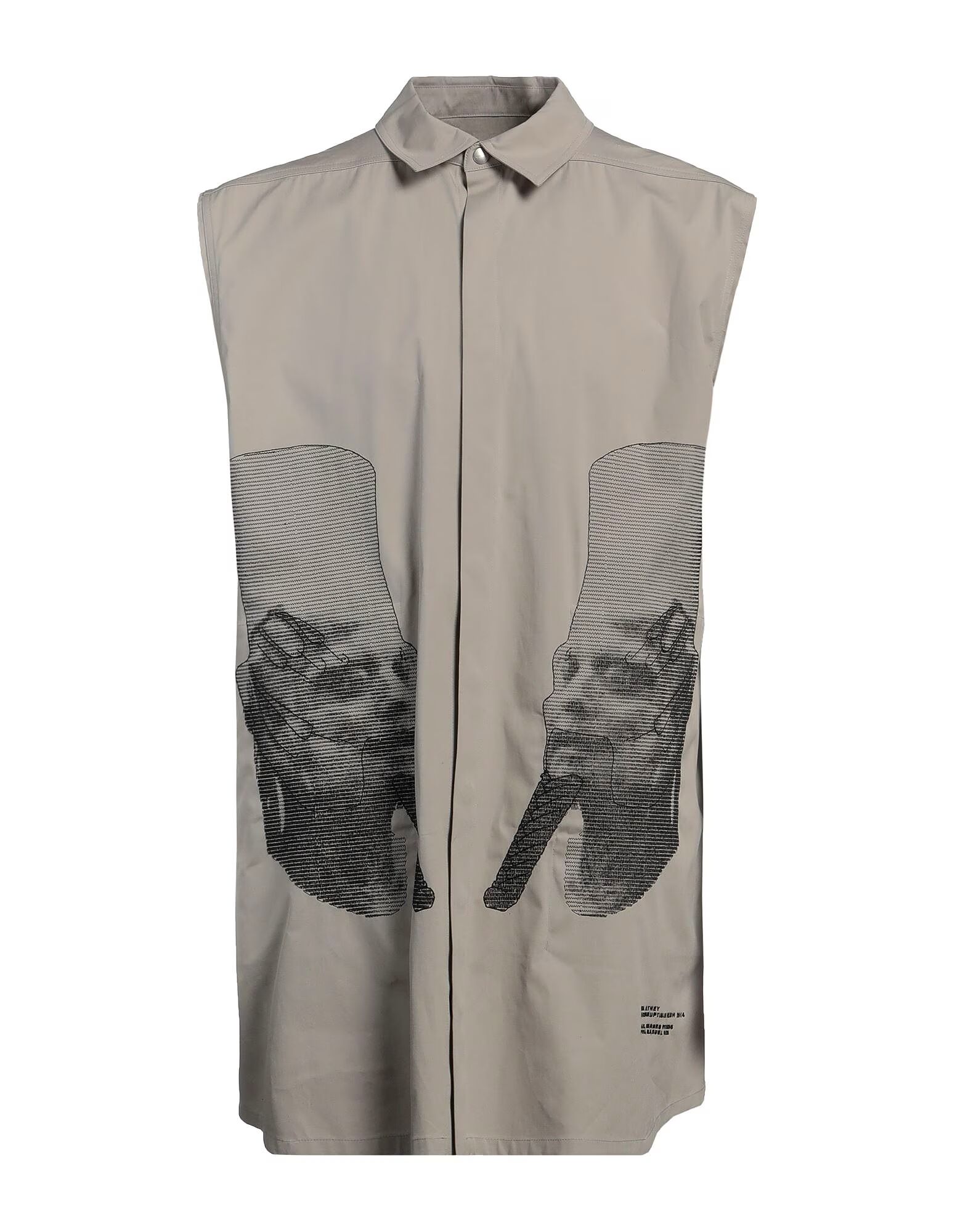 Рубашка Rick Owens, серый
Рубашка Rick Owens, серый