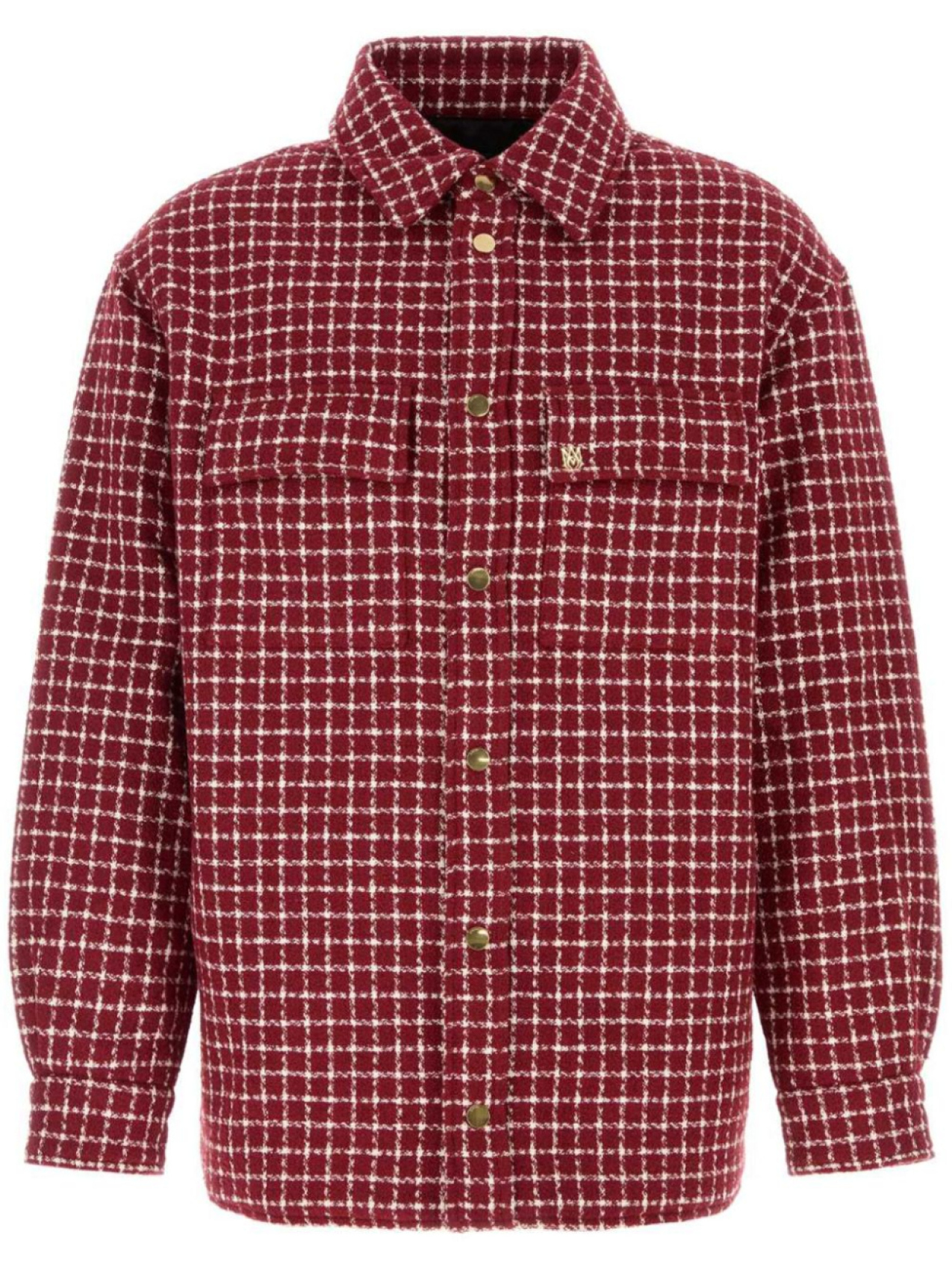 AMIRI куртка-рубашка из ткани букле, красный 
AMIRI куртка-рубашка из ткани букле, красный