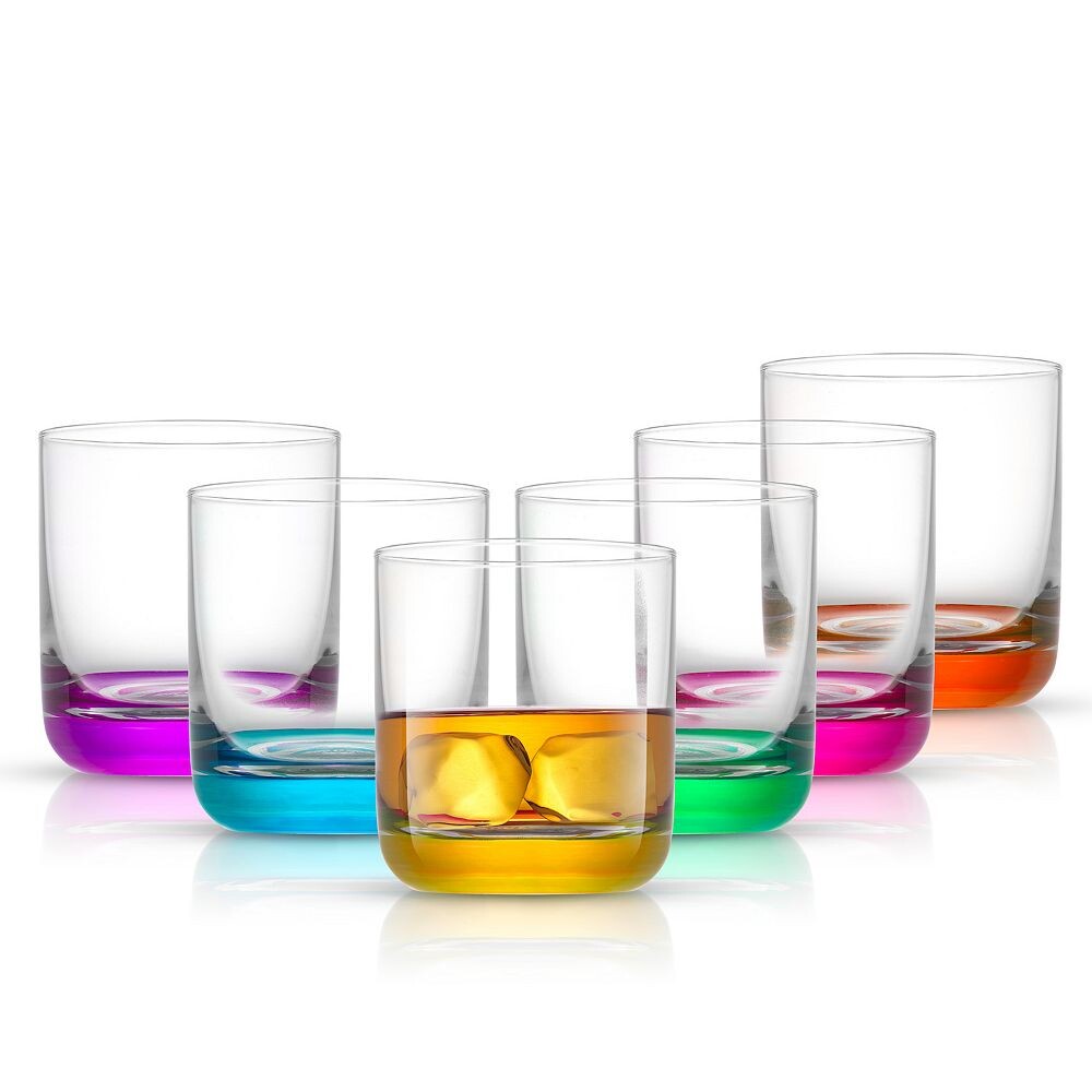 JoyJolt Hue Colored 6 шт. по 10 унций. Двойной старомодный стеклянный набор стаканов
JoyJolt Hue Colored 6 шт. по 10 унций. Двойной старомодный стеклянный набор стаканов