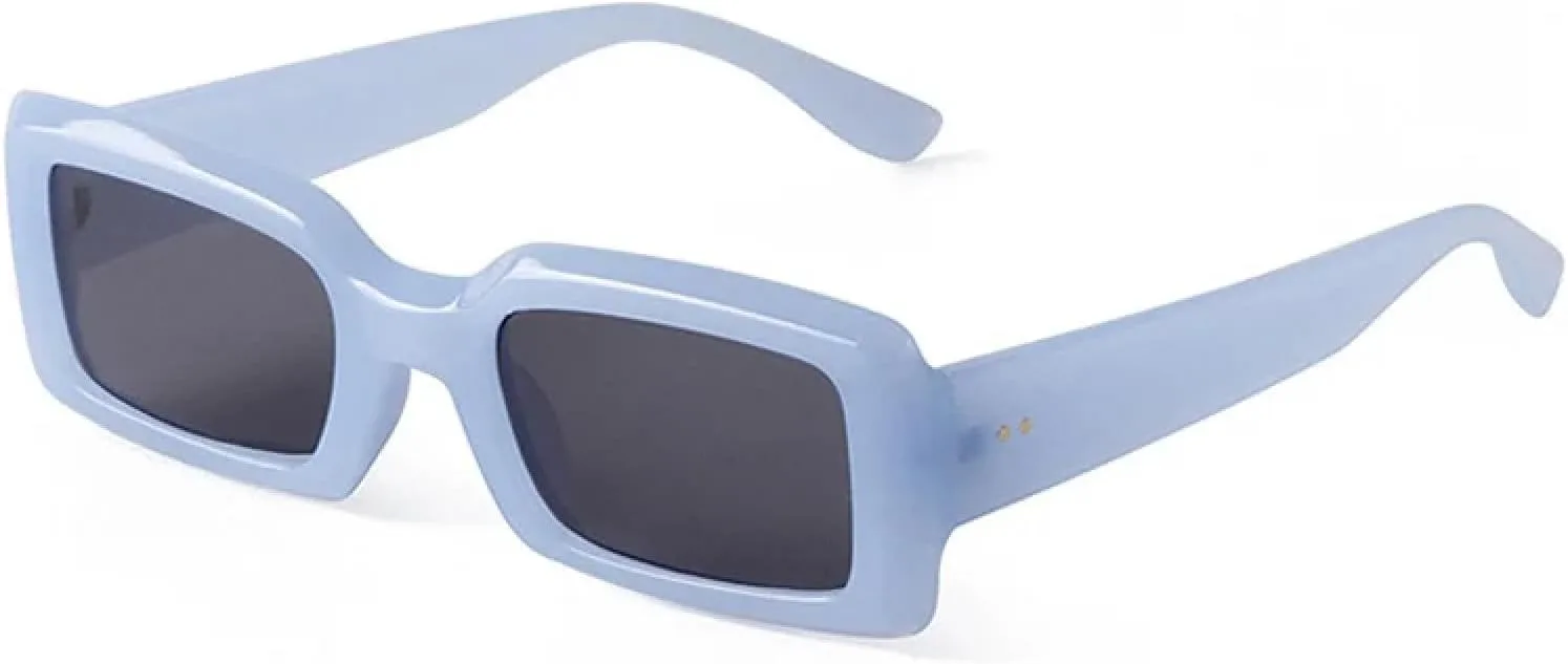 Популярные модные прямоугольные солнцезащитные очки для женщин в стиле ретро, гелевые, цветные, с защитой от УФ-излучения UV400, для мужчин HHZZYVY, Jelly Blue Gray
Популярные модные прямоугольные солнцезащитные очки для женщин в стиле ретро, гелевые, цветные, с защитой от УФ-излучения UV400, для мужчин HHZZYVY, Jelly Blue Gray