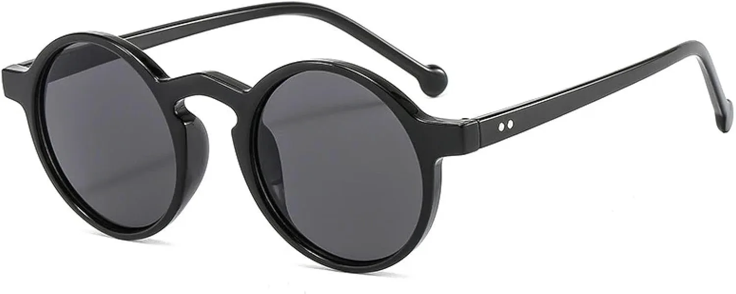 Круглые солнцезащитные очки для женщин и мужчин, винтажные, с заклепками, желейного цвета, в стиле панк, с защитой от УФ-излучения UV400 UATXTAU, Black Gray
Круглые солнцезащитные очки для женщин и мужчин, винтажные, с заклепками, желейного цвета, в стиле панк, с защитой от УФ-излучения UV400 UATXTAU, Black Gray