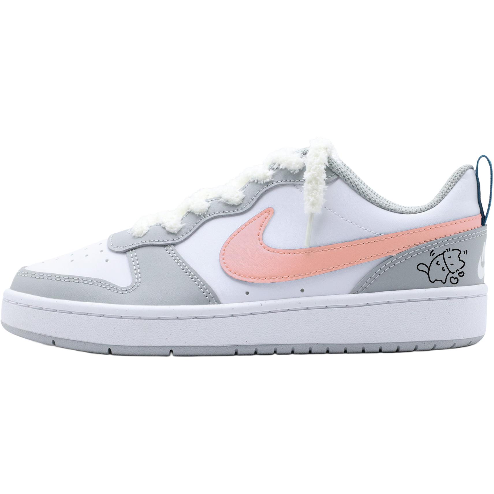 Nike Кроссовки для скейтбординга Court Borough Wavy Kitten с нескользящей подошвой, износостойкие, белые, серые, для подростков
Nike Кроссовки для скейтбординга Court Borough Wavy Kitten с нескользящей подошвой, износостойкие, белые, серые, для подростков