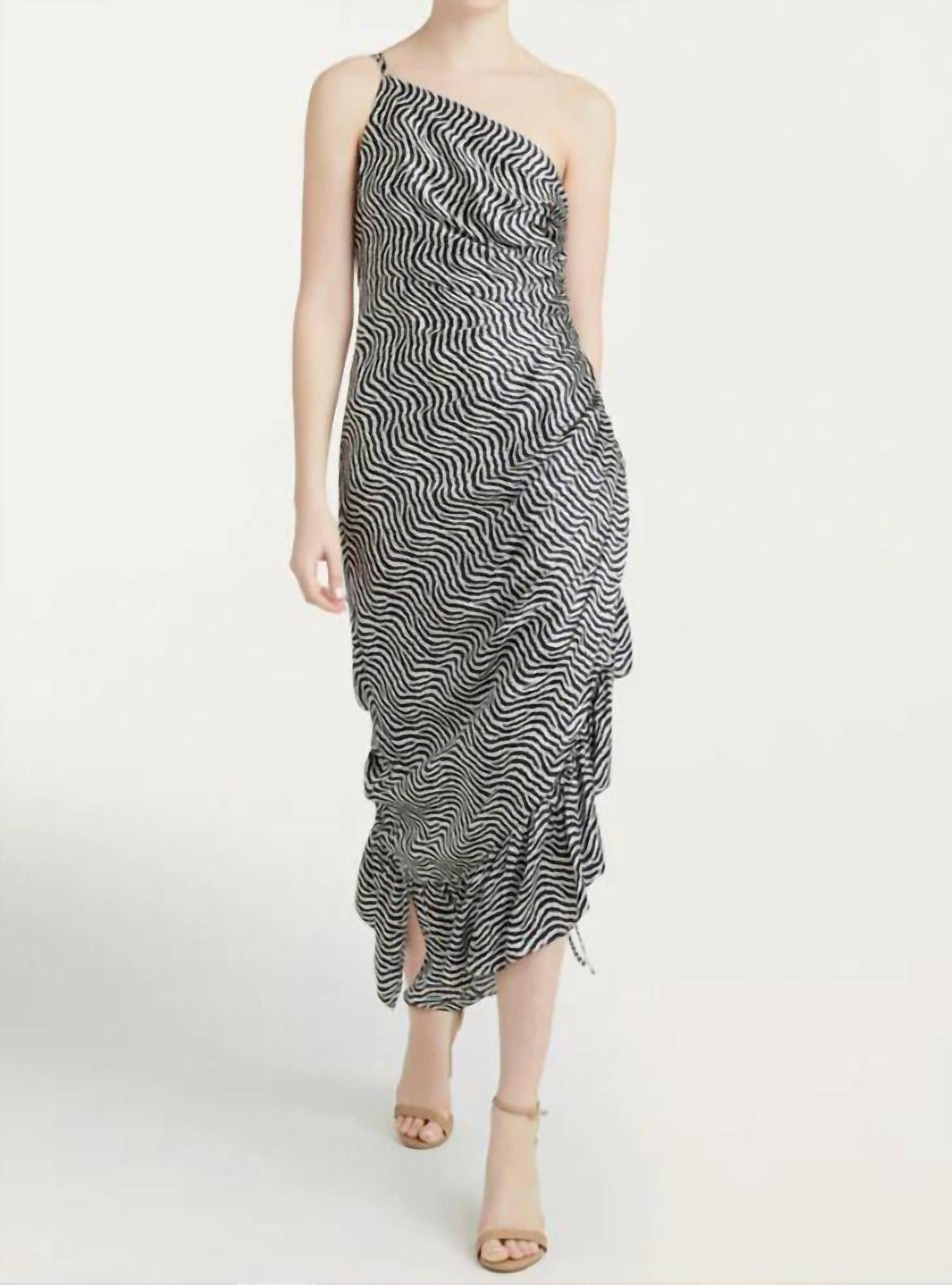 Шелковое платье-миди на одно плечо со сборками Christel в разноцветном цвете cinq a sept, мультиколор
Шелковое платье-миди на одно плечо со сборками Christel в разноцветном цвете cinq a sept, мультиколор