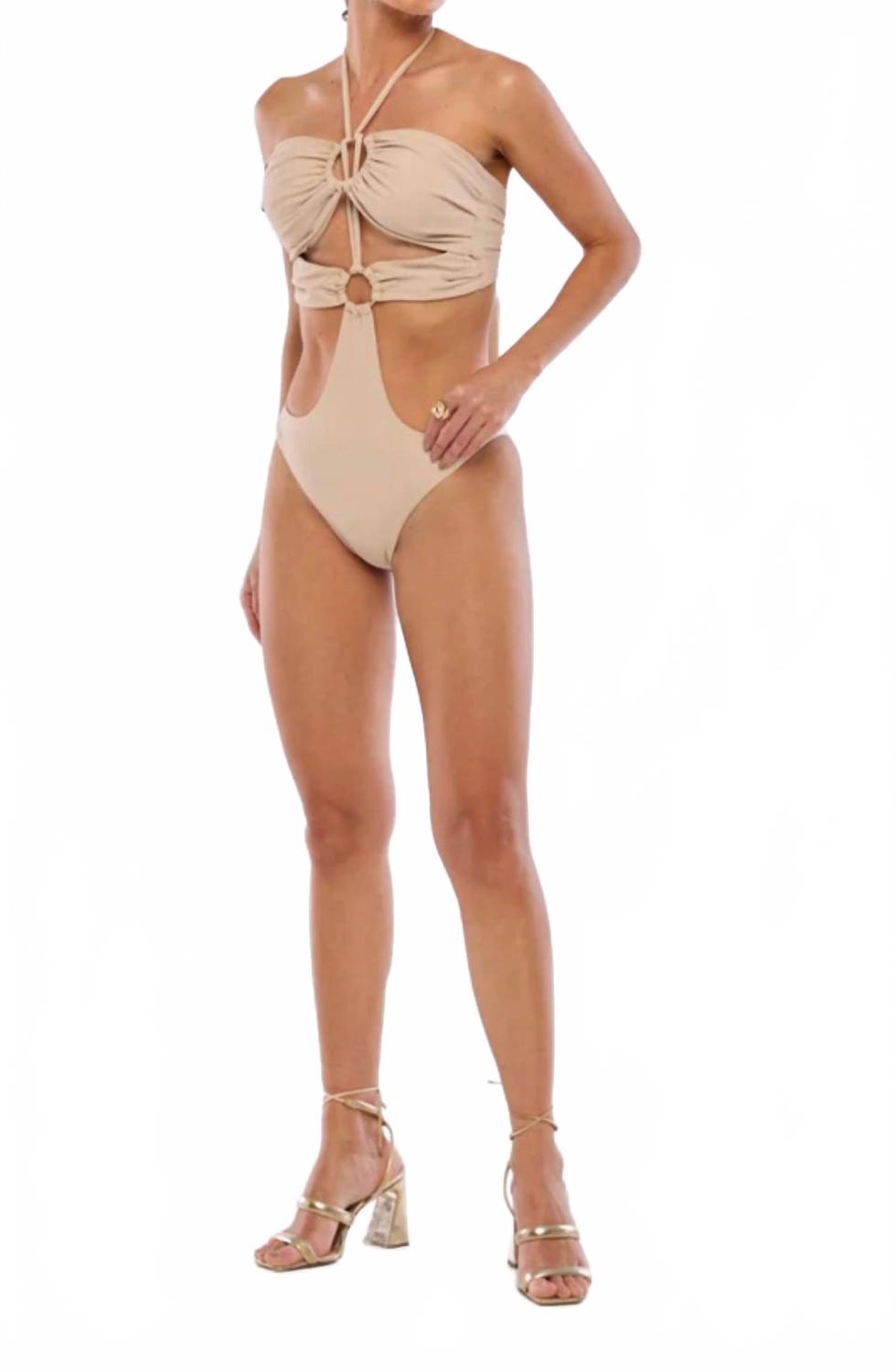 Комбинезон Mikons бежевого цвета Zoew
Комбинезон Mikons бежевого цвета Zoew