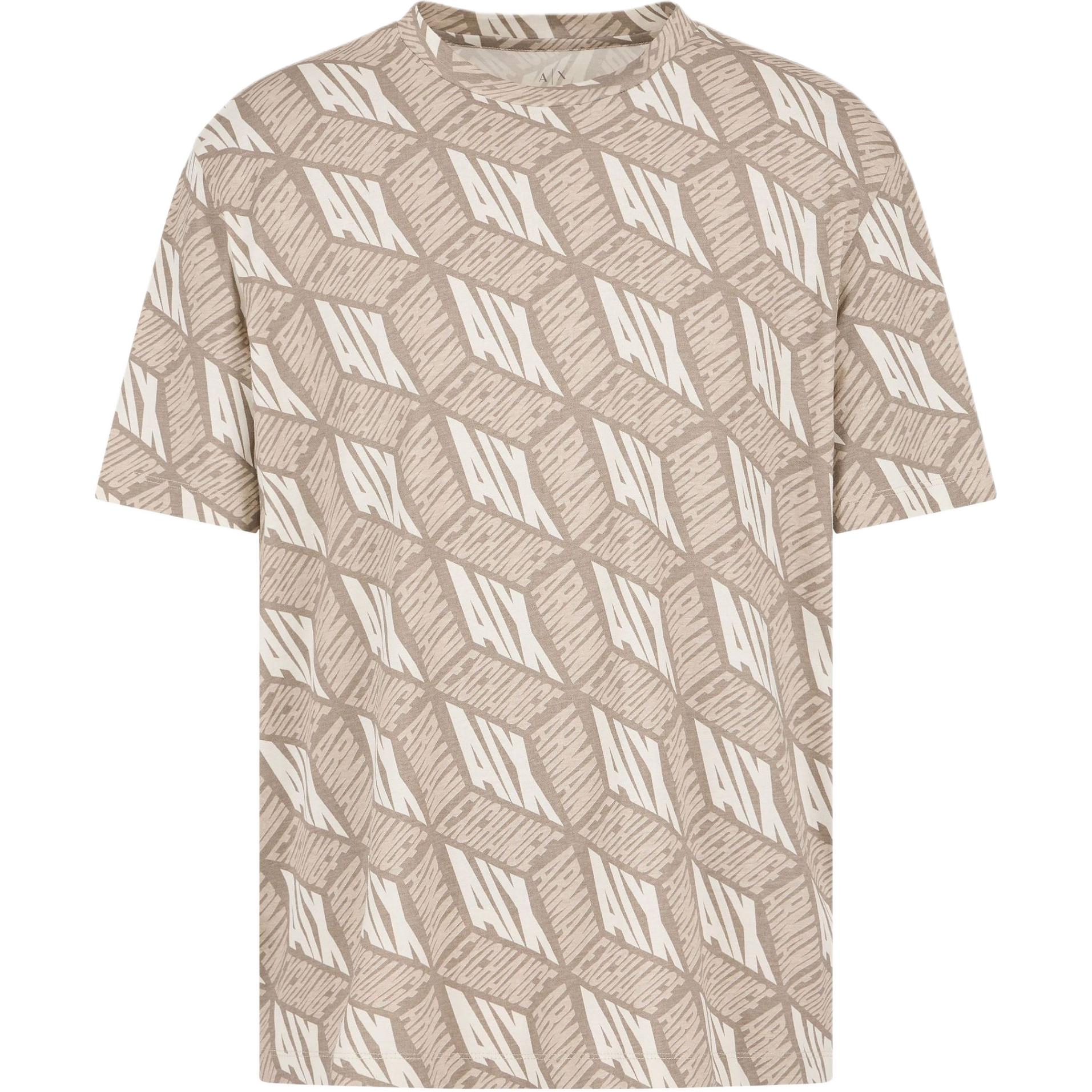 Футболка с принтом логотипа ARMANI EXCHANGE, бежевый
Футболка с принтом логотипа ARMANI EXCHANGE, бежевый