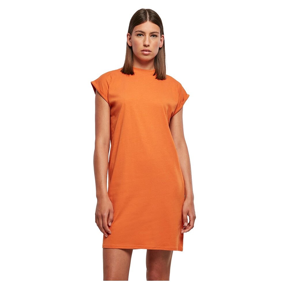 Короткое платье Urban Classics Extended Shoulder Short Sleeve, оранжевый
Короткое платье Urban Classics Extended Shoulder Short Sleeve, оранжевый