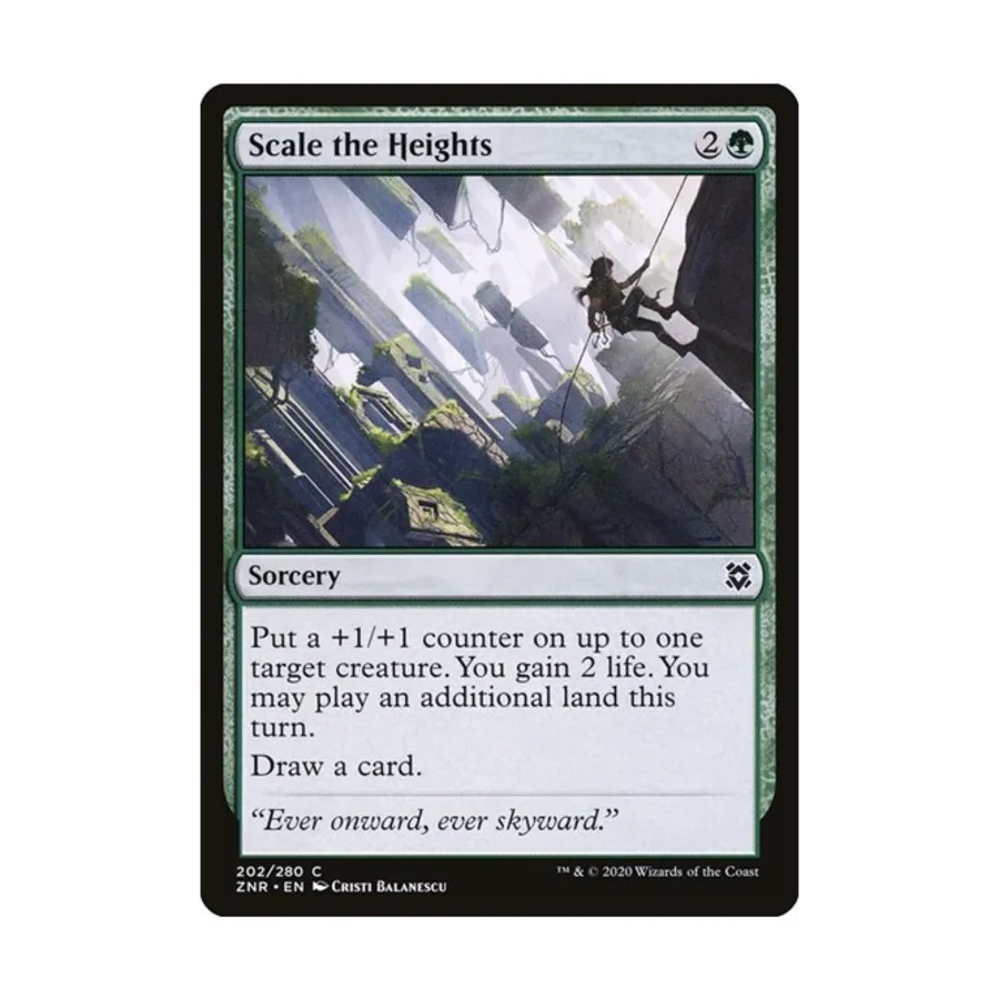 CCG Масштабируйте высоту (С), MTG - Zendikar Rising
CCG Масштабируйте высоту (С), MTG - Zendikar Rising