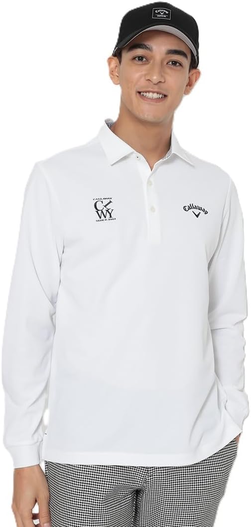 Мужская рубашка-поло с длинным рукавом Callaway C25233100, классическая, простая, влагоотводящая, быстросохнущая, с защитой от УФ-излучения, для игры в гольф, белый
Мужская рубашка-поло с длинным рукавом Callaway C25233100, классическая, простая, влагоотводящая, быстросохнущая, с защитой от УФ-излучения, для игры в гольф, белый