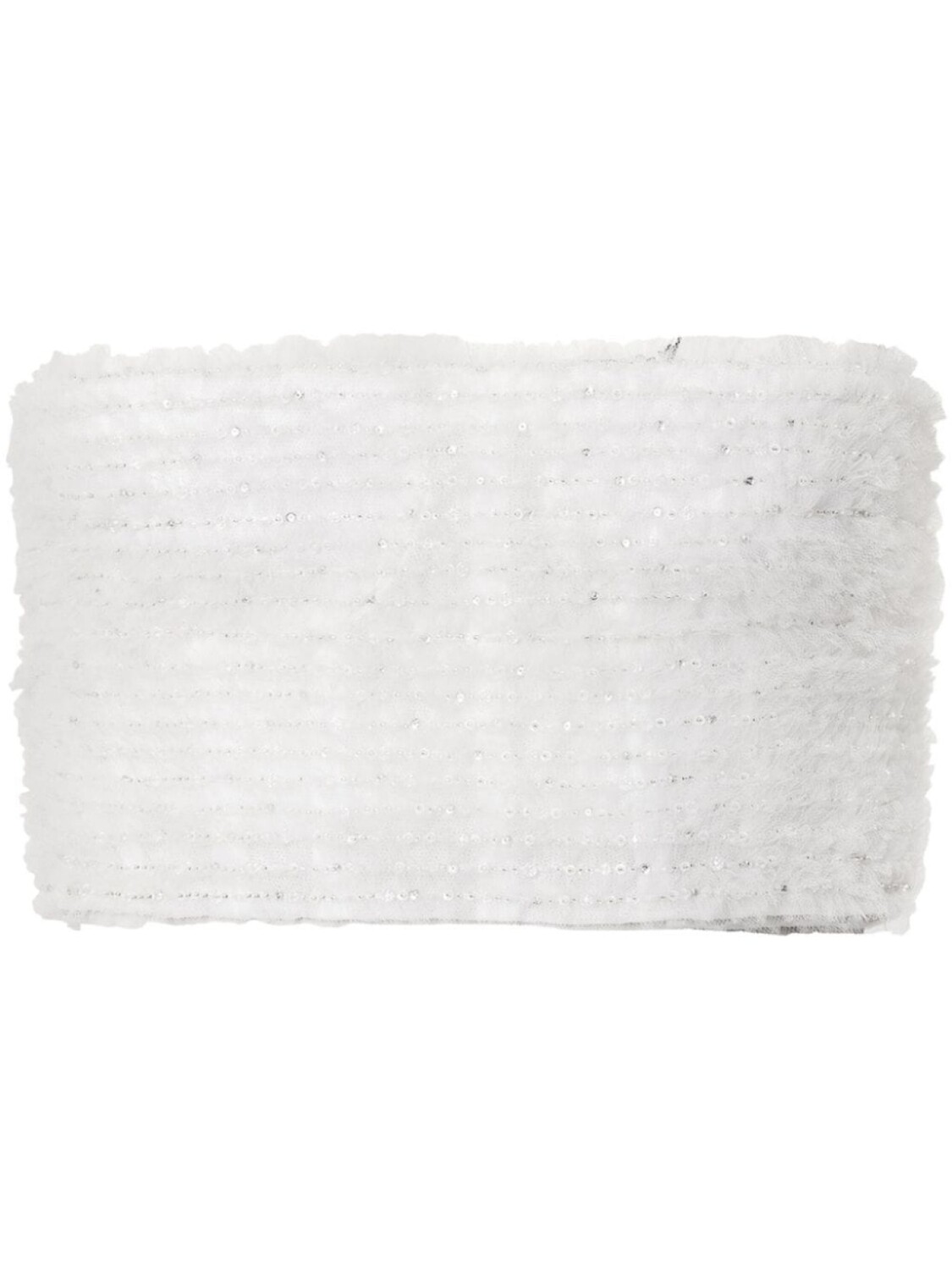 Carolina Herrera укороченный топ с пайетками, белый
Carolina Herrera укороченный топ с пайетками, белый