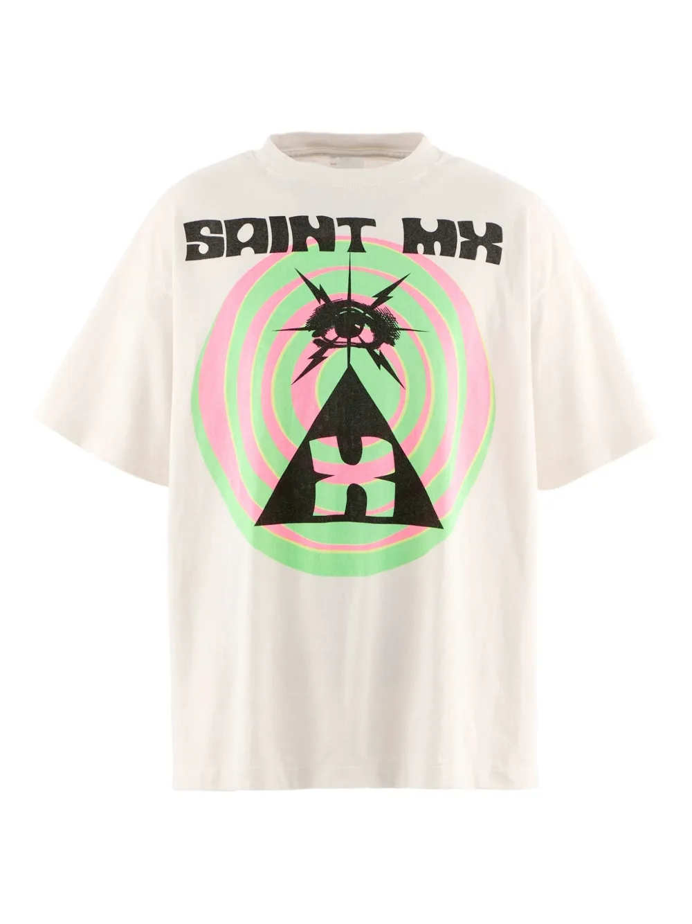 Футболка с графичным принтом SAINT MXXXXXX, белый 
Футболка с графичным принтом SAINT MXXXXXX, белый