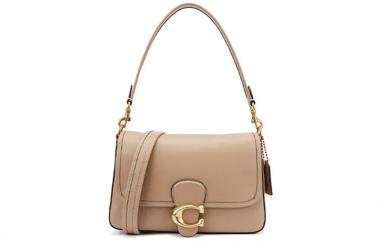 Кожаная сумка через плечо, кроссбоди, средняя женская сумка светло-коричневая COACH
Кожаная сумка через плечо, кроссбоди, средняя женская сумка светло-коричневая COACH