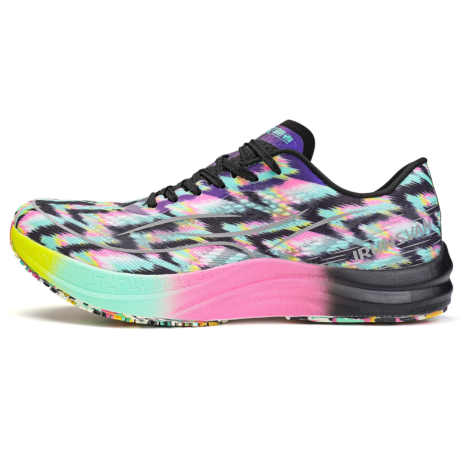 IRUNSVAN Унисекс беговые кроссовки черные блестящие разноцветные - Obsidian Shadow/Sparkle, цвет Black Obsidian Shadow/Multicolor Sparkle
IRUNSVAN Унисекс беговые кроссовки черные блестящие разноцветные - Obsidian Shadow/Sparkle, цвет Black Obsidian Shadow/Multicolor Sparkle