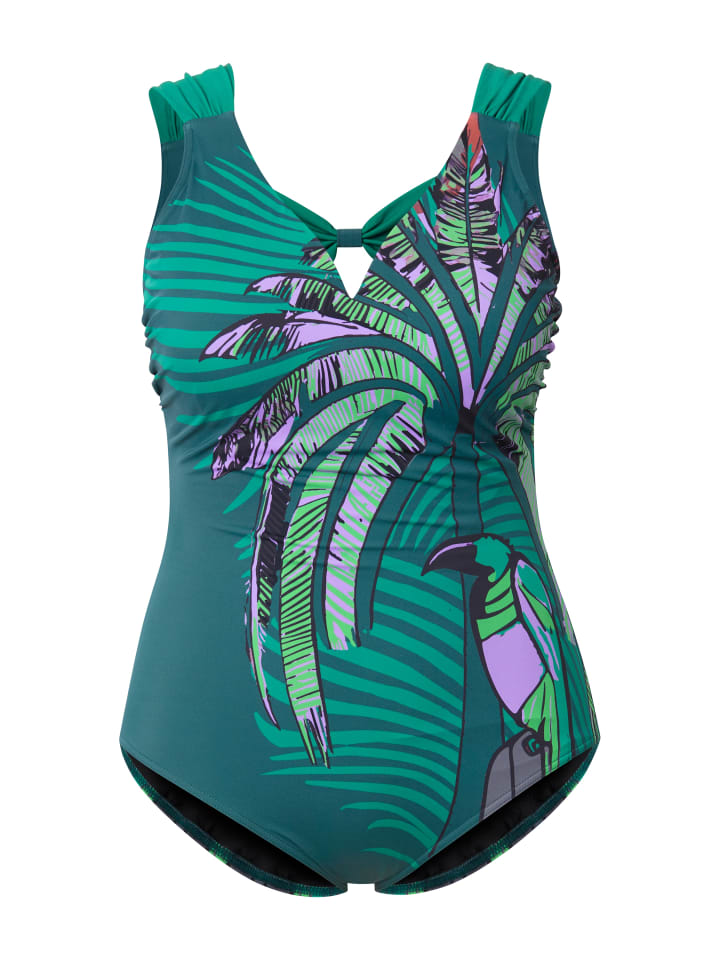 Купальник Ulla Popken, темно-зеленый
Купальник Ulla Popken, темно-зеленый