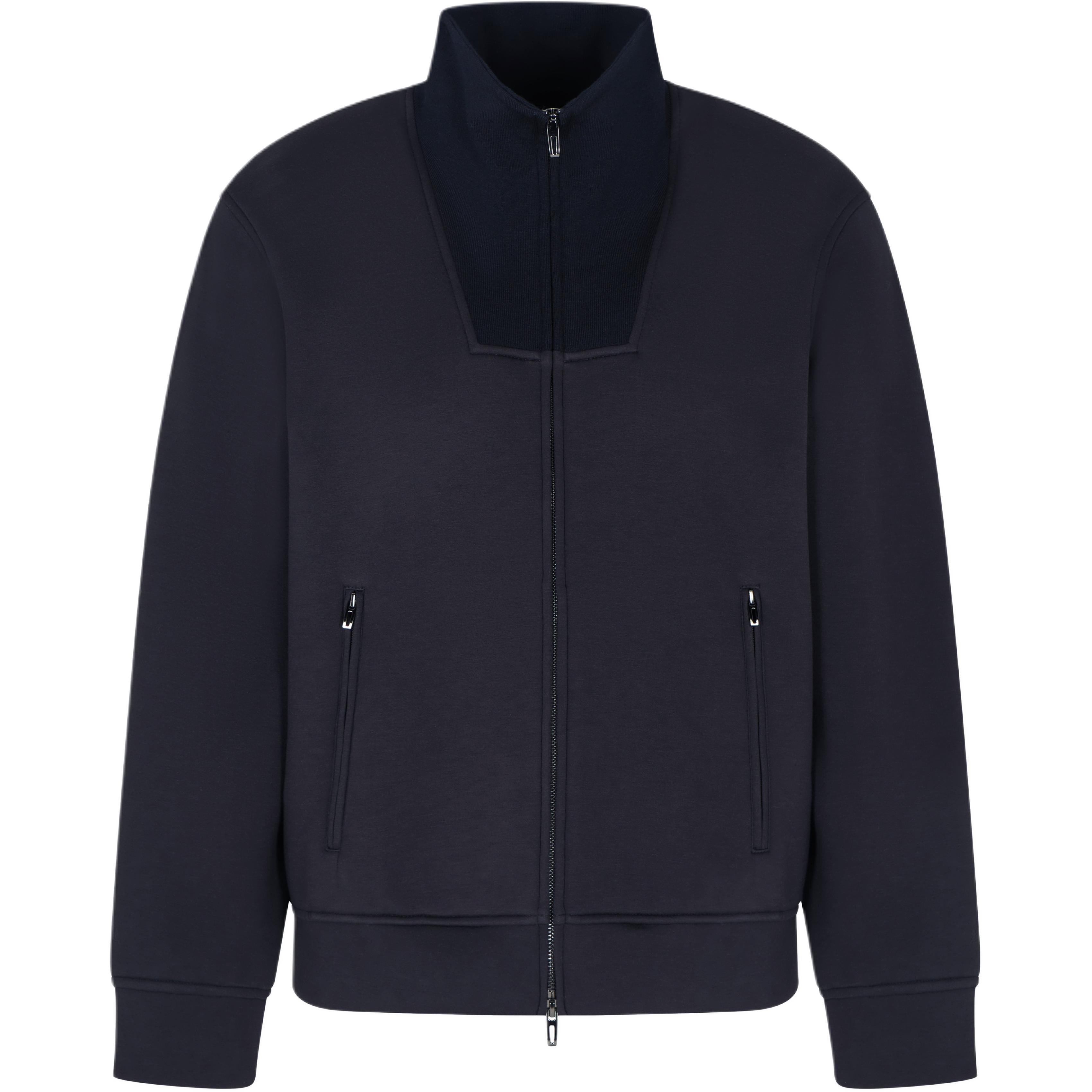 Застёгивающаяся на молнию куртка с высоким воротником EMPORIO ARMANI, синий
Застёгивающаяся на молнию куртка с высоким воротником EMPORIO ARMANI, синий