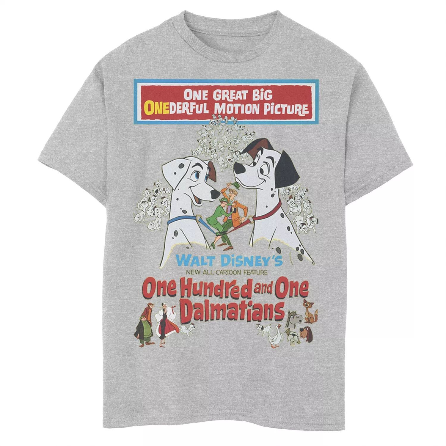 Футболка с графикой для продвижения фильма «101 далматинец» Disney для мальчиков 8–20 лет Licensed Character
Футболка с графикой для продвижения фильма «101 далматинец» Disney для мальчиков 8–20 лет Licensed Character