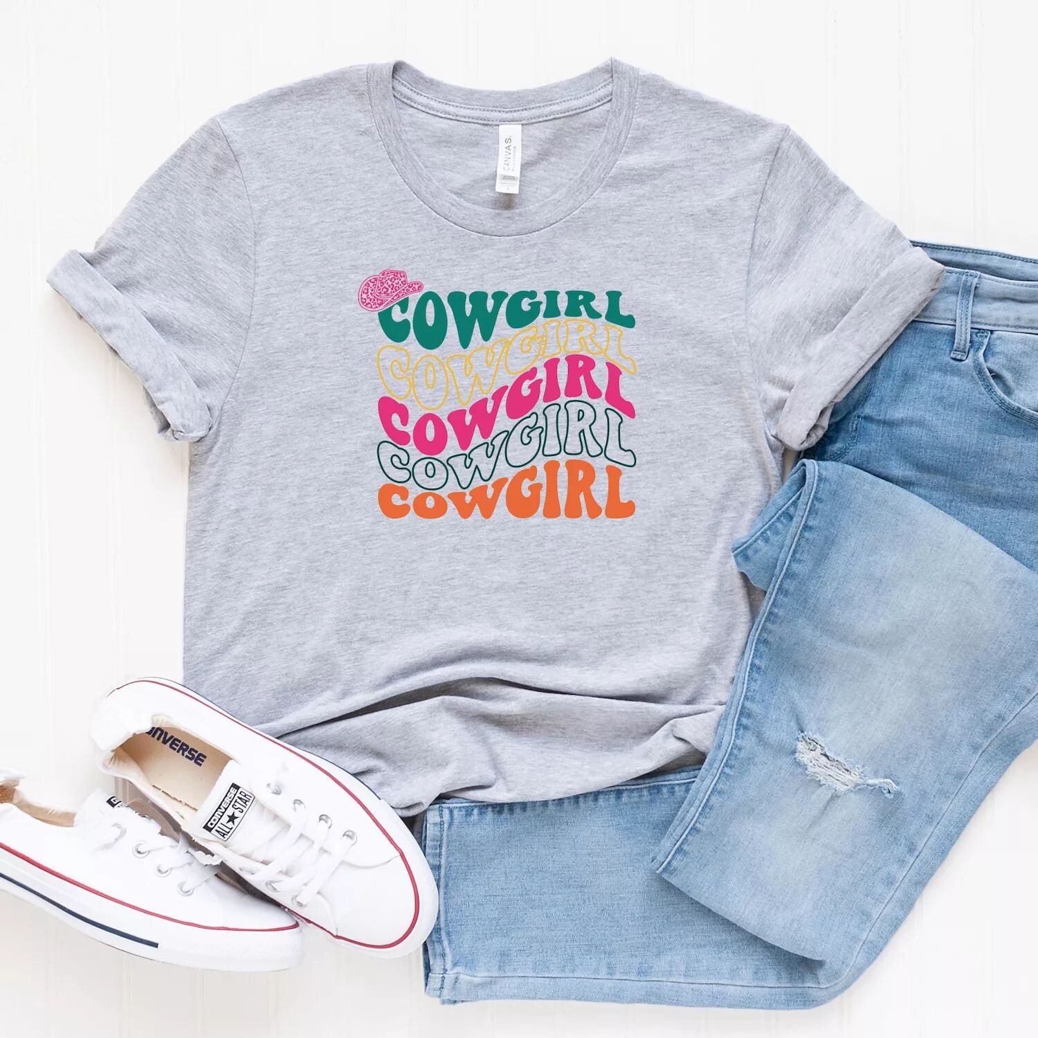 Футболка с короткими рукавами и наборной шляпой в стиле «ковбой» Simply Sage Market
Футболка с короткими рукавами и наборной шляпой в стиле «ковбой» Simply Sage Market