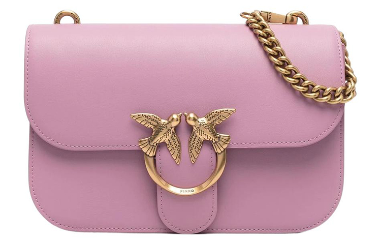 Кожаная сумка-кроссбод Cow, наплечная сумка женская телесного розового цвета PINKO 
Кожаная сумка-кроссбод Cow, наплечная сумка женская телесного розового цвета PINKO