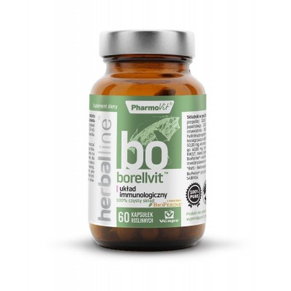Биологически активная добавка Herballine Borellvit 60 капсул Pharmovit
Биологически активная добавка Herballine Borellvit 60 капсул Pharmovit