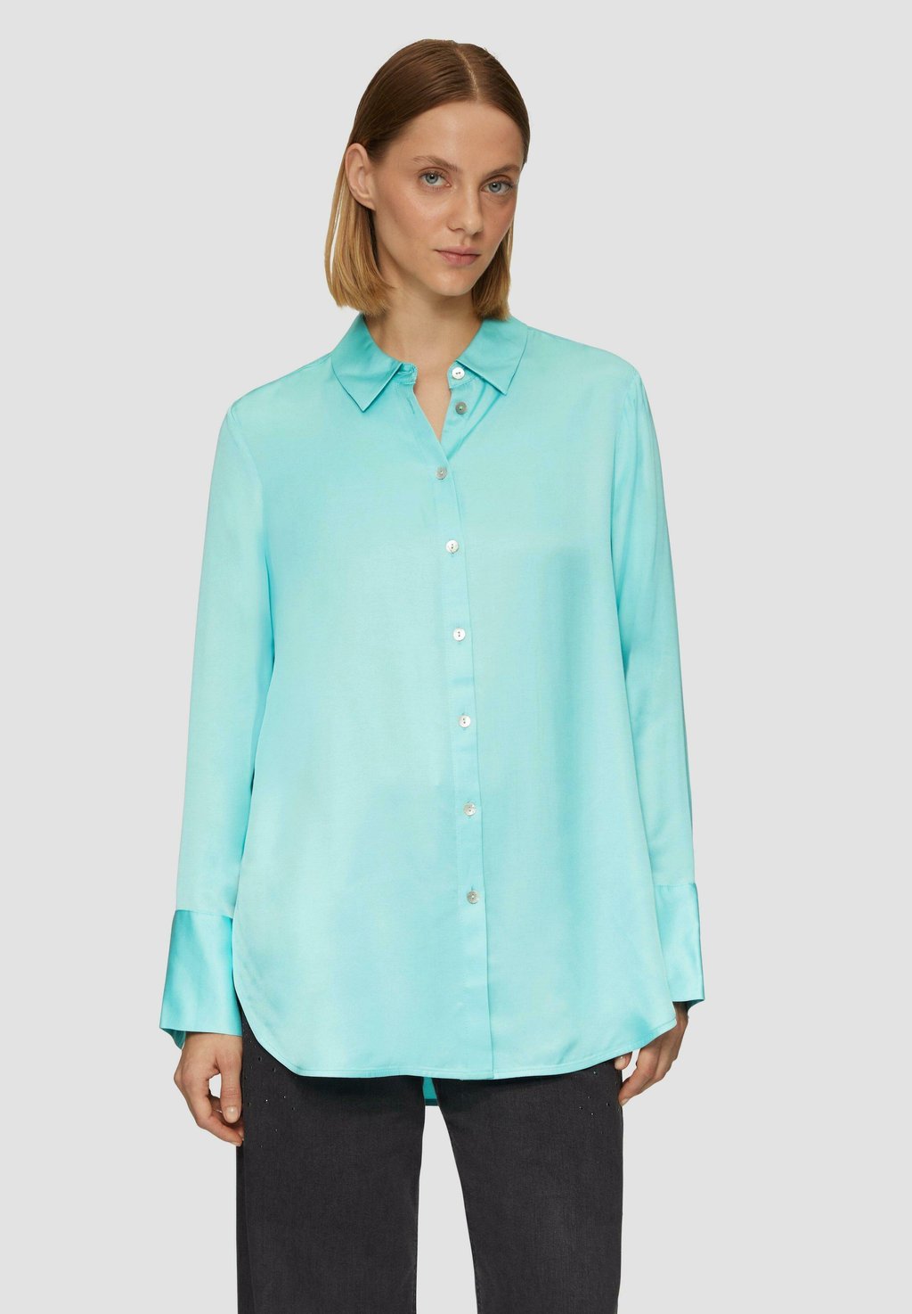 Блузка на пуговицах s.Oliver BLACK LABEL, мята
Блузка на пуговицах s.Oliver BLACK LABEL, мята