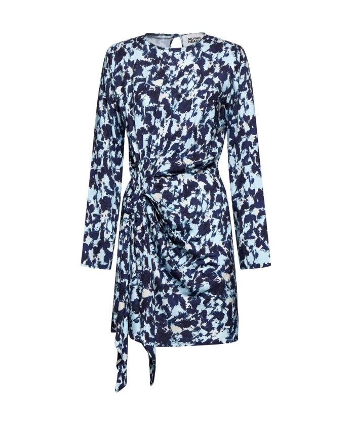 Платье с бантом сбоку Silvian Heach, синий
Платье с бантом сбоку Silvian Heach, синий