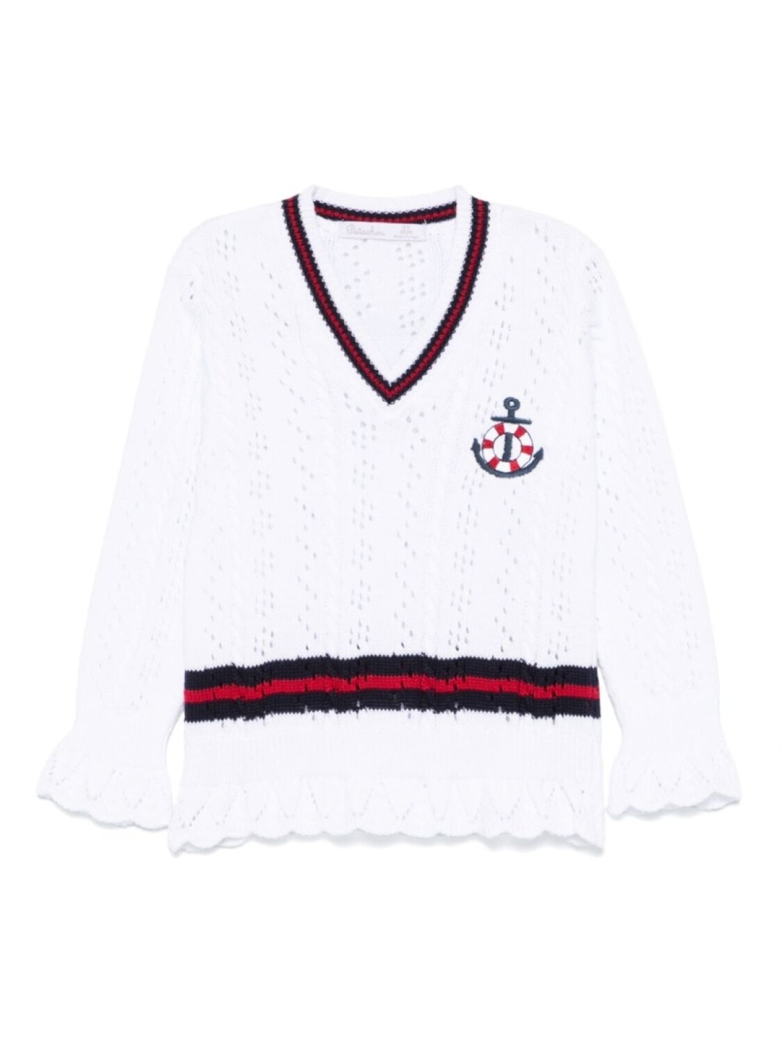 Свитер с вышивкой Patachou, белый
Свитер с вышивкой Patachou, белый