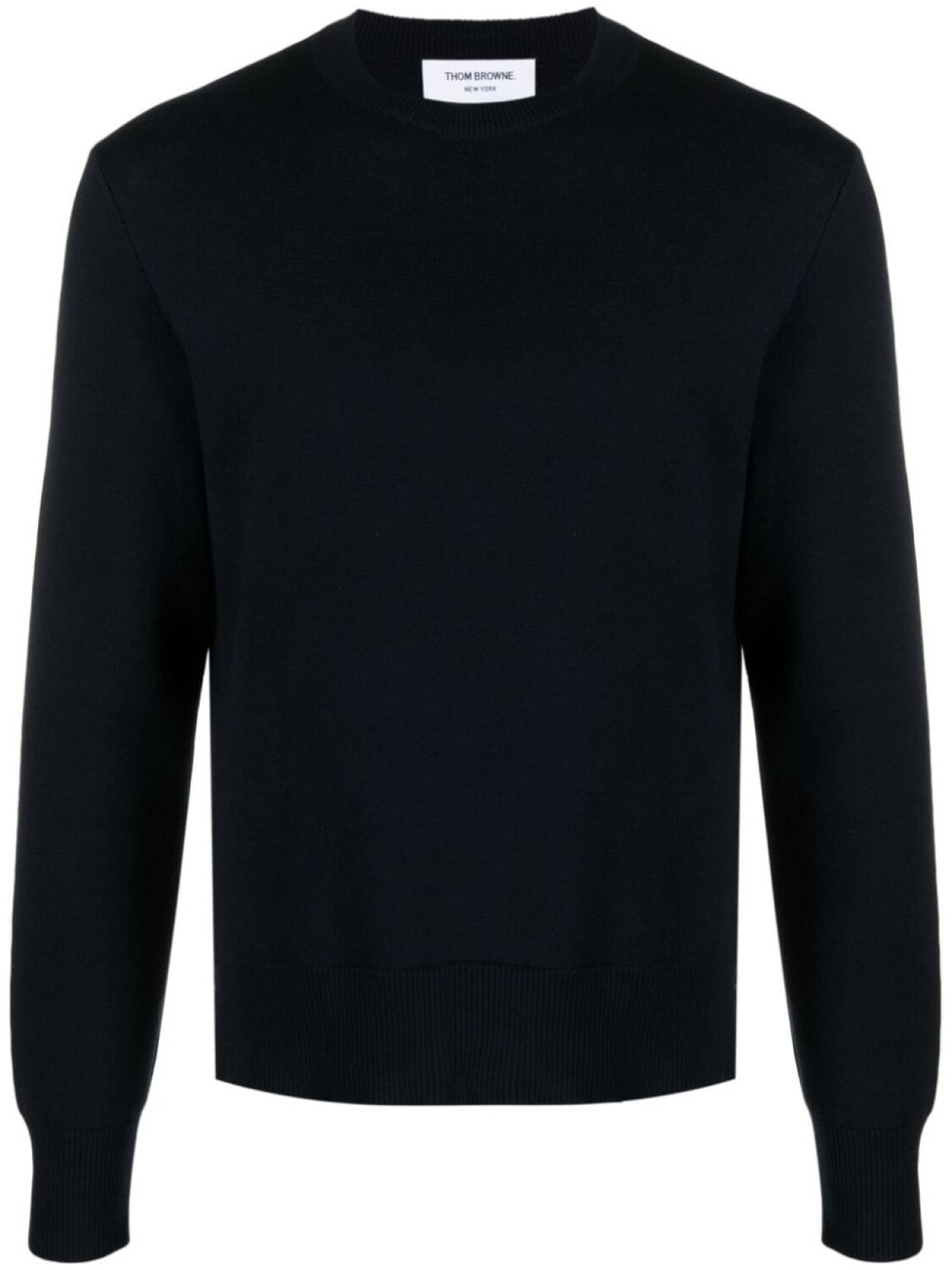 Thom Browne джемпер с круглым вырезом, синий
Thom Browne джемпер с круглым вырезом, синий