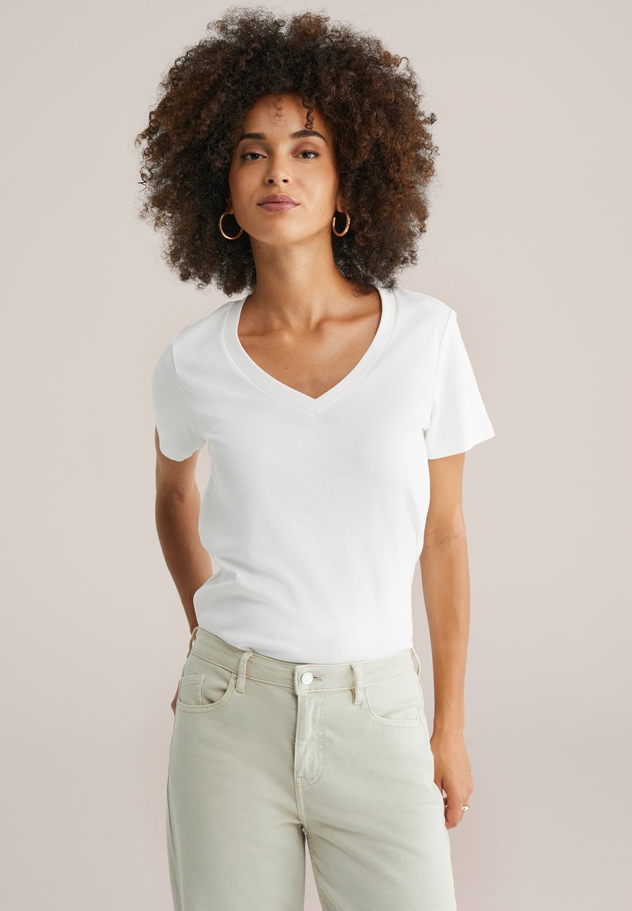 Футболка WE Fashion Basic T-shirt, Off White/Off-White, Белый, Футболка WE Fashion Basic T-shirt, Off White/Off-White
Футболка WE Fashion Basic T-shirt, Off White/Off-White, Белый, Футболка WE Fashion Basic T-shirt, Off White/Off-White