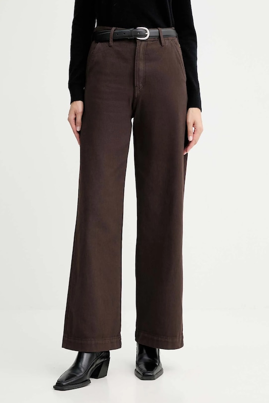 Хлопковые брюки G-Star, коричневый
Хлопковые брюки G-Star, коричневый