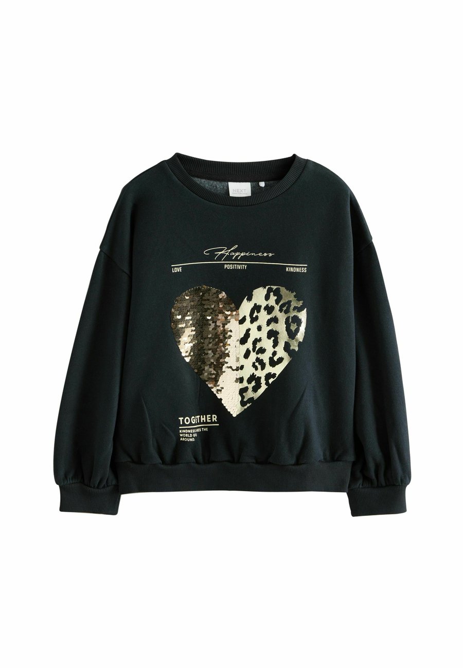Толстовка Next Sweatshirt, Black Sequin Heart/Black
Толстовка Next Sweatshirt, Black Sequin Heart/Black