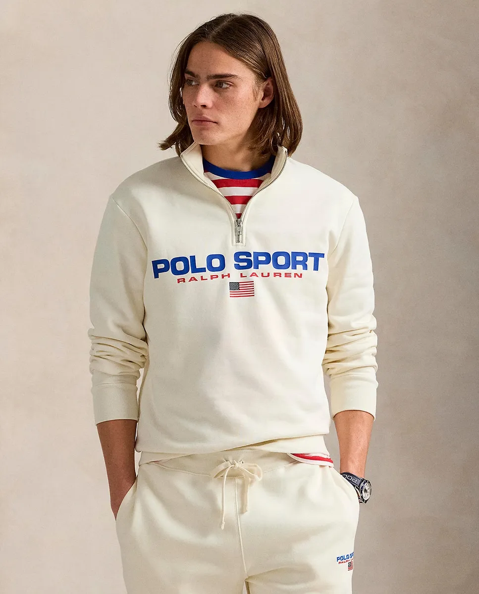 Мужская толстовка с рисунком спереди Polo Sport Polo Ralph Lauren, кремовый
Мужская толстовка с рисунком спереди Polo Sport Polo Ralph Lauren, кремовый