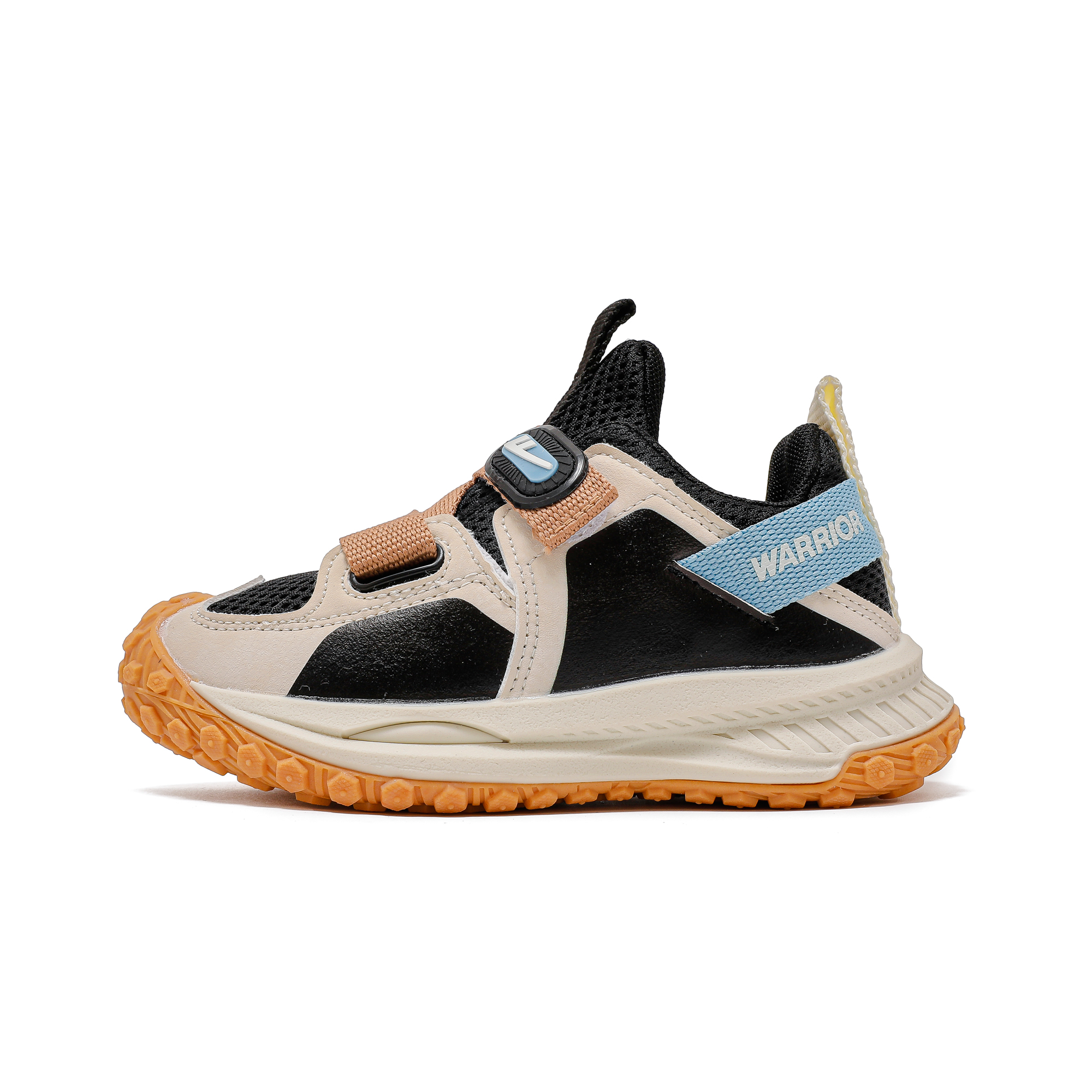 Детские кроссовки с низким верхом, устойчивые к скольжению и износу WARRIOR, черный/бежевый/оранжевый
Детские кроссовки с низким верхом, устойчивые к скольжению и износу WARRIOR, черный/бежевый/оранжевый