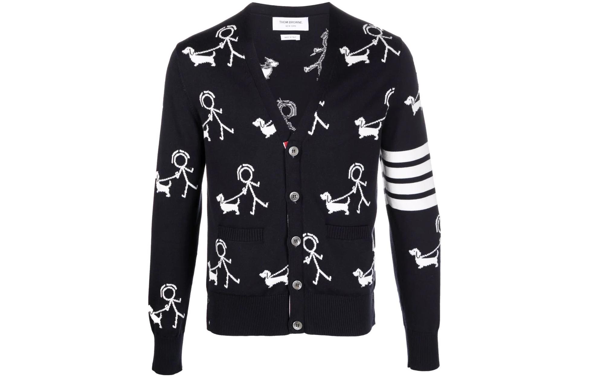 SS22 Трикотаж Мужская Синяя THOM BROWNE 
SS22 Трикотаж Мужская Синяя THOM BROWNE