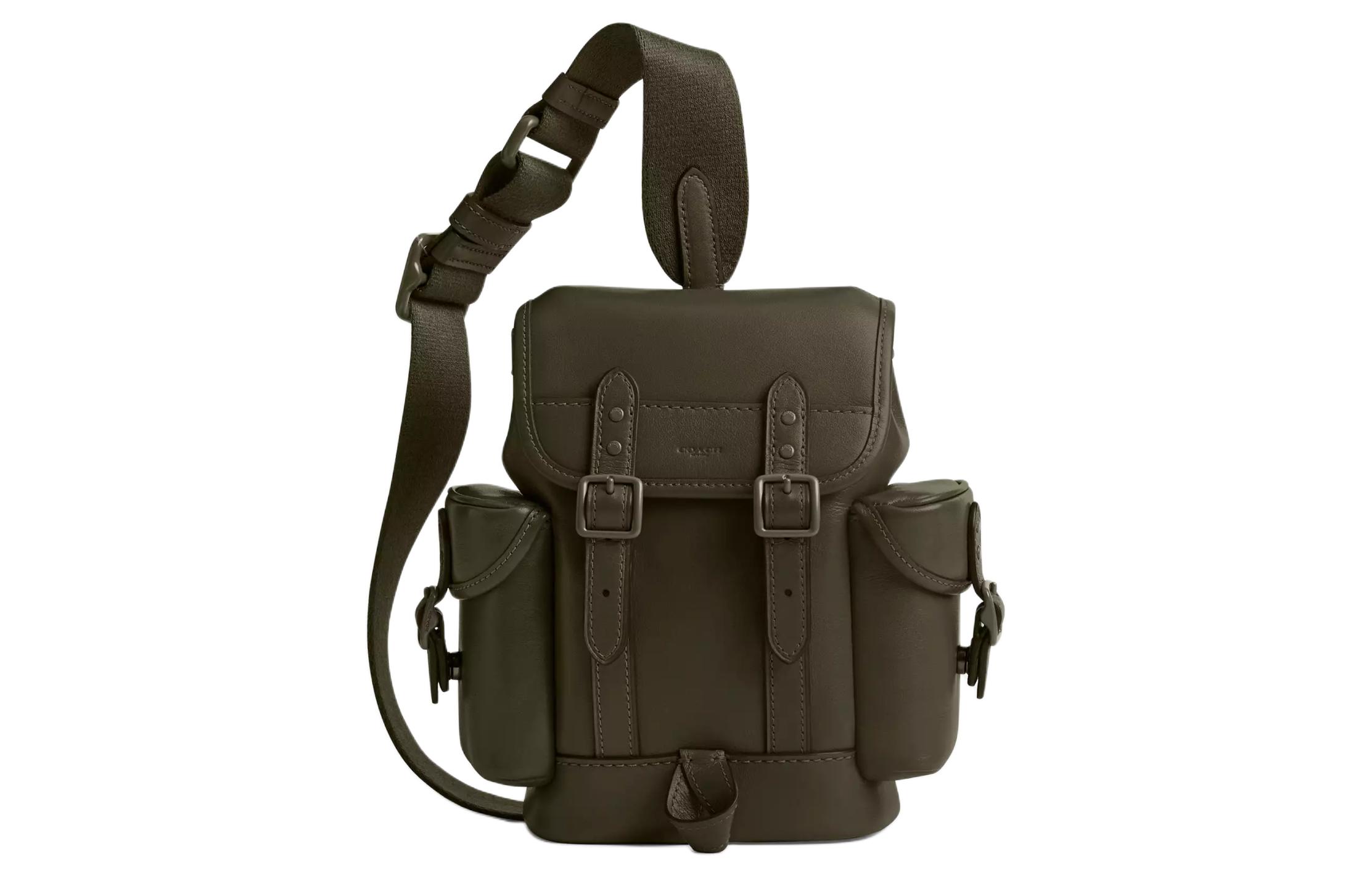 COACH Сумка Hitch Refined из телячьей кожи, через плечо, мини, мужская, армейско-зеленого цвета
COACH Сумка Hitch Refined из телячьей кожи, через плечо, мини, мужская, армейско-зеленого цвета