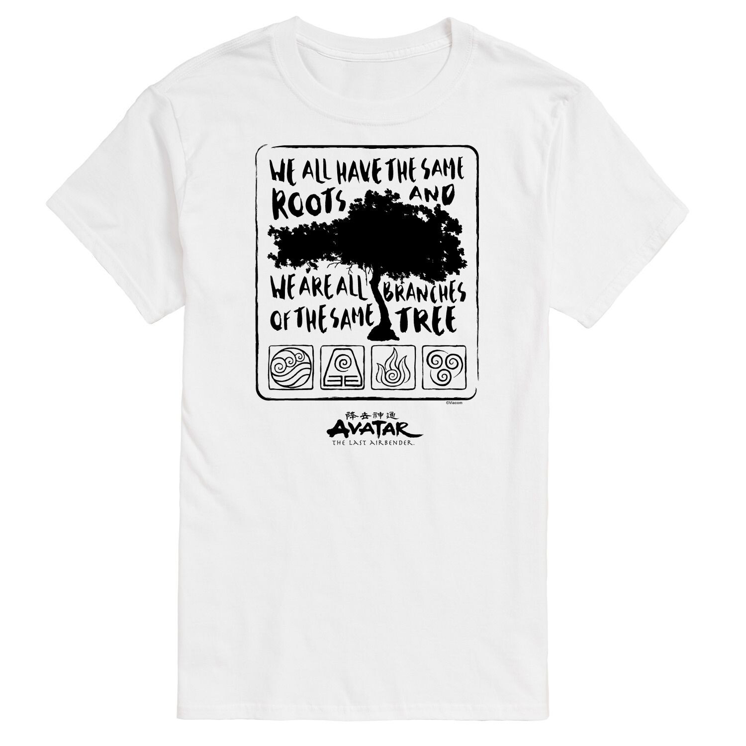 Футболка Big & Tall Avatar The Last Airbender с графическим рисунком Same Roots Nickelodeon, белый
Футболка Big & Tall Avatar The Last Airbender с графическим рисунком Same Roots Nickelodeon, белый