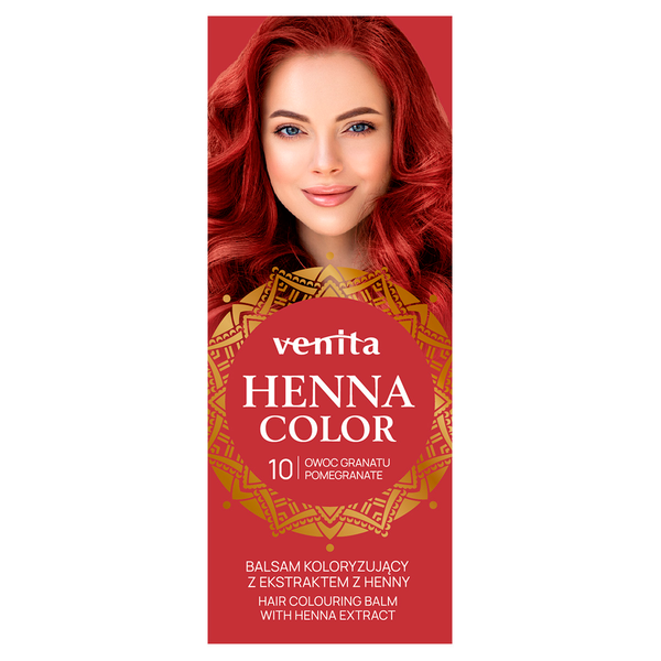 Бальзам для окрашивания волос 10 гранат, 75 мл Venita Henna color, цвет 10 owoc granatu
Бальзам для окрашивания волос 10 гранат, 75 мл Venita Henna color, цвет 10 owoc granatu