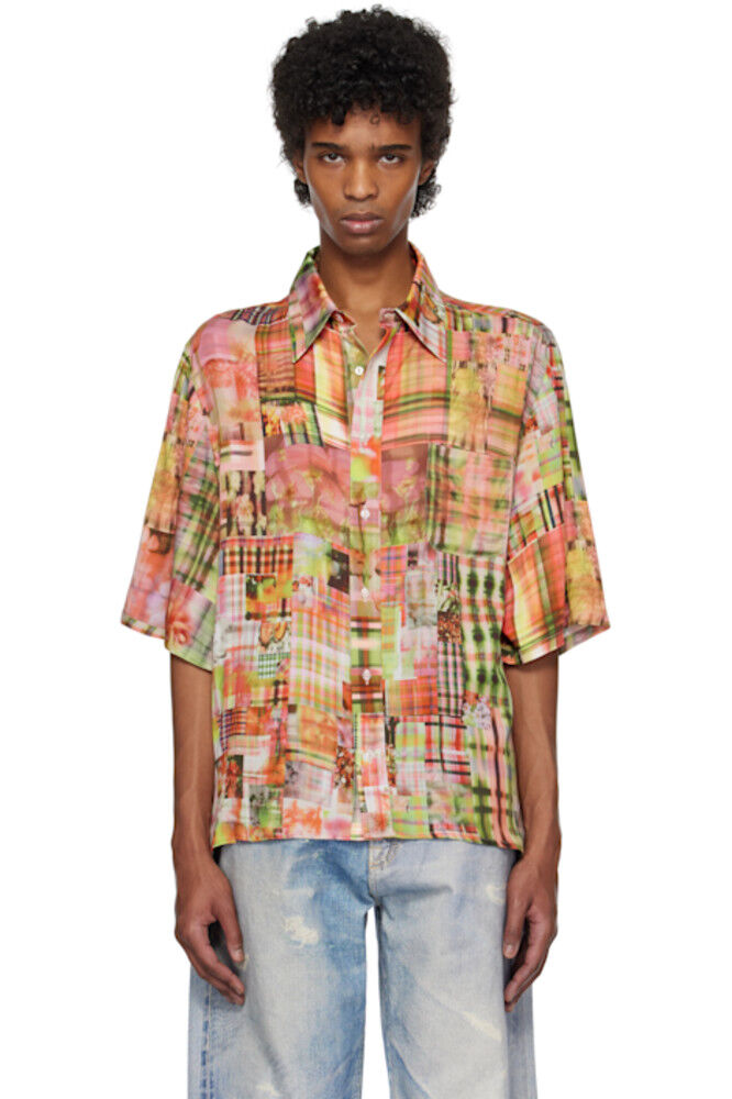 Многоцветная рыночная рубашка Collina Strada
Многоцветная рыночная рубашка Collina Strada