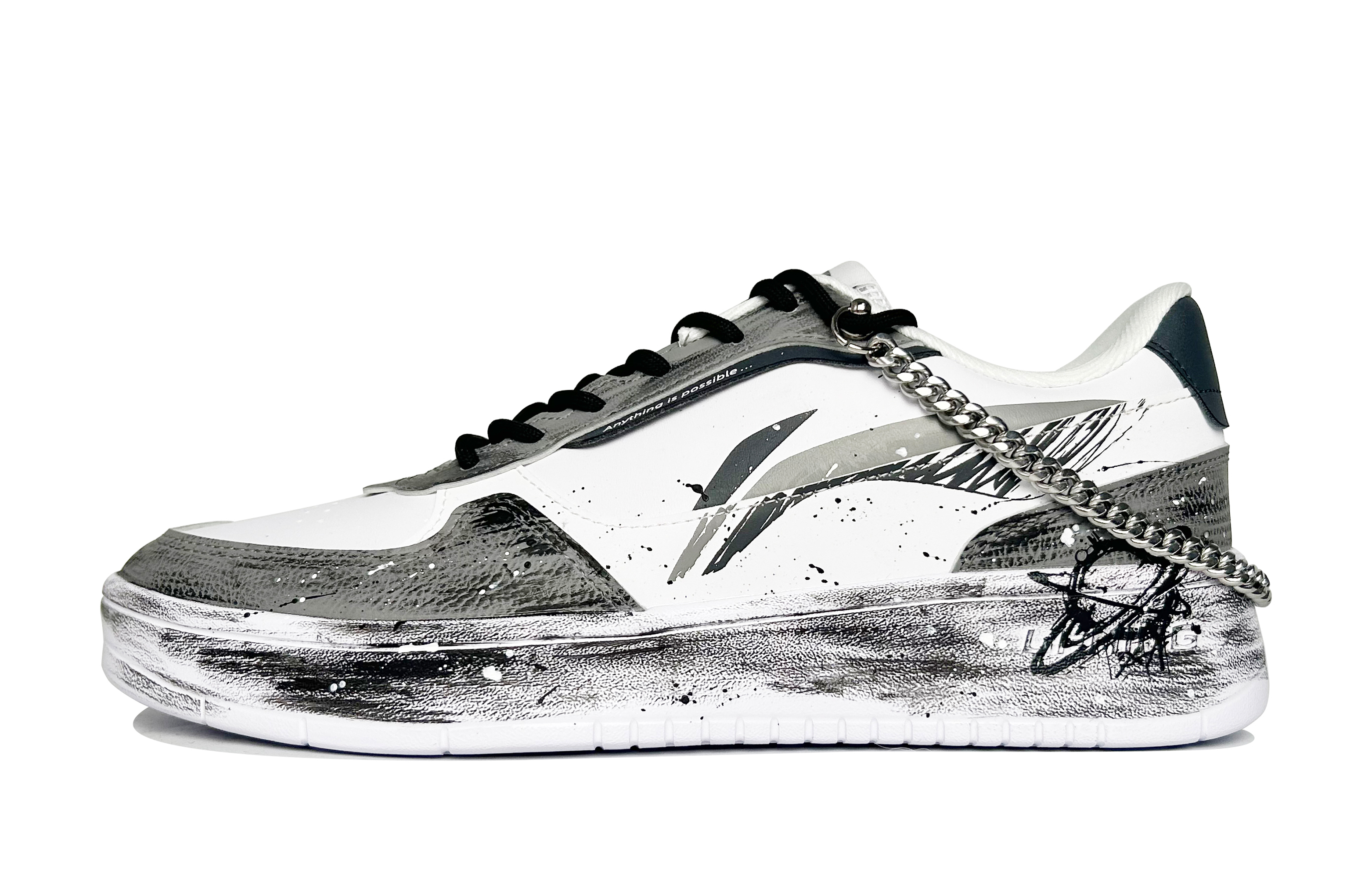 LINING Низкие, износостойкие, противоскользящие кроссовки для скейтбординга Duda, мужские, черно-серые
LINING Низкие, износостойкие, противоскользящие кроссовки для скейтбординга Duda, мужские, черно-серые