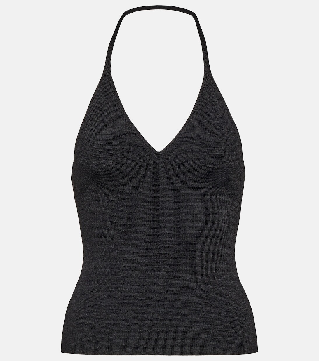 Топ Thaiane с вырезом халтер KHAITE, черный
Топ Thaiane с вырезом халтер KHAITE, черный