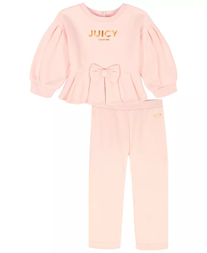 Комплект из двух предметов: топ и брюки для девочек Juicy
Комплект из двух предметов: топ и брюки для девочек Juicy